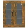 Armario colgante de pared roble ahumado 69,5x34x90 cm de vidaXL, Aparadores - Ref: Foro24-817390, Precio: 62,19 €, Descuento: %