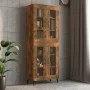 Armario colgante de pared roble ahumado 69,5x34x90 cm de vidaXL, Aparadores - Ref: Foro24-817390, Precio: 62,19 €, Descuento: %