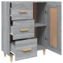 Aparador de madera contrachapada gris Sonoma 69,5x34x90 cm de vidaXL, Aparadores - Ref: Foro24-817370, Precio: 81,19 €, Descu...
