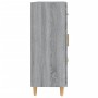 Aparador de madera contrachapada gris Sonoma 69,5x34x90 cm de vidaXL, Aparadores - Ref: Foro24-817370, Precio: 81,19 €, Descu...