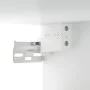 Armarios de pared 2 uds contrachapada blanco 100x36,5x35 cm de vidaXL, Taquillas y armarios de almacenamiento - Ref: Foro24-3...