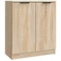 Aparadores 3 piezas madera contrachapada color roble sonoma de vidaXL, Aparadores - Ref: Foro24-3115838, Precio: 176,16 €, De...