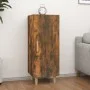 Aparador madera contrachapada roble ahumado 34,5x34x90 cm de vidaXL, Aparadores - Ref: Foro24-817402, Precio: 51,01 €, Descue...