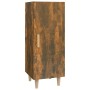 Aparador madera contrachapada roble ahumado 34,5x34x90 cm de vidaXL, Aparadores - Ref: Foro24-817402, Precio: 51,67 €, Descue...