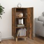 Aparador madera contrachapada roble ahumado 34,5x34x90 cm de vidaXL, Aparadores - Ref: Foro24-817402, Precio: 51,67 €, Descue...
