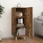 Aparador madera contrachapada roble ahumado 34,5x34x90 cm de vidaXL, Aparadores - Ref: Foro24-817402, Precio: 51,01 €, Descue...