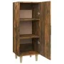 Aparador madera contrachapada roble ahumado 34,5x34x90 cm de vidaXL, Aparadores - Ref: Foro24-817402, Precio: 51,01 €, Descue...