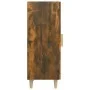 Aparador madera contrachapada roble ahumado 34,5x34x90 cm de vidaXL, Aparadores - Ref: Foro24-817402, Precio: 51,01 €, Descue...