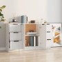 Aparadores 3 piezas madera contrachapada blanco de vidaXL, Aparadores - Ref: Foro24-3115836, Precio: 170,61 €, Descuento: %