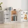 Aparadores 3 piezas madera contrachapada blanco de vidaXL, Aparadores - Ref: Foro24-3115836, Precio: 167,57 €, Descuento: %