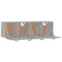 Armarios pared 2 uds contrachapada gris hormigón 80x35x36,5 cm de vidaXL, Taquillas y armarios de almacenamiento - Ref: Foro2...