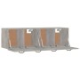 Armarios pared 2 uds contrachapada gris hormigón 80x35x36,5 cm de vidaXL, Taquillas y armarios de almacenamiento - Ref: Foro2...