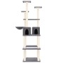 Rascador para gatos con postes de sisal gris oscuro 167 cm de vidaXL, Mobiliario para gatos - Ref: Foro24-171611, Precio: 72,...