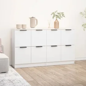 Sideboards 2 Einheiten aus weißem Sperrholz 60x30x70 cm von vidaXL, Sideboards - Ref: Foro24-3115804, Preis: 122,40 €, Rabatt: %