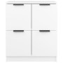 Aparadores 2 unidades madera contrachapada blanco 60x30x70 cm de vidaXL, Aparadores - Ref: Foro24-3115804, Precio: 123,66 €, ...
