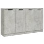 Aparadores 2 uds madera contrachapada gris hormigón 60x30x70 cm de vidaXL, Aparadores - Ref: Foro24-3115775, Precio: 119,89 €...