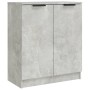 Aparadores 2 uds madera contrachapada gris hormigón 60x30x70 cm de vidaXL, Aparadores - Ref: Foro24-3115775, Precio: 119,89 €...
