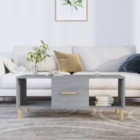 Sonoma-Couchtisch aus grauem Sperrholz, 102 x 50 x 40 cm von vidaXL, Couchtisch - Ref: Foro24-817526, Preis: 54,93 €, Rabatt: %