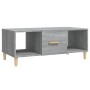 Mesa de centro madera contrachapada gris Sonoma 102x50x40 cm de vidaXL, Mesas de centro - Ref: Foro24-817526, Precio: 55,42 €...
