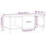 Mesa de centro madera contrachapada gris Sonoma 102x50x40 cm de vidaXL, Mesas de centro - Ref: Foro24-817526, Precio: 55,42 €...