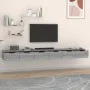 Armarios de pared 2 uds contrachapada gris sonoma 102x30x20 cm de vidaXL, Estantes y estanterías - Ref: Foro24-3115906, Preci...