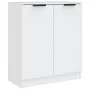 Aparadores 2 uds madera contrachapada blanco 60x30x70 cm de vidaXL, Aparadores - Ref: Foro24-3115772, Precio: 126,28 €, Descu...