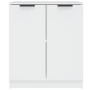 Aparadores 2 uds madera contrachapada blanco 60x30x70 cm de vidaXL, Aparadores - Ref: Foro24-3115772, Precio: 128,84 €, Descu...