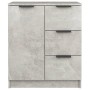 Aparadores 2 uds madera contrachapada gris hormigón 60x30x70 cm de vidaXL, Aparadores - Ref: Foro24-3115791, Precio: 127,57 €...