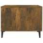 Mesas de centro con patas metal 2 uds roble ahumado 50x50x40 cm de vidaXL, Mesas de centro - Ref: Foro24-817538, Precio: 63,0...