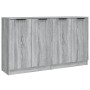 Aparadores 2 uds madera contrachapada gris Sonoma 60x30x70 cm de vidaXL, Aparadores - Ref: Foro24-3115778, Precio: 134,59 €, ...
