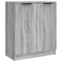 Aparadores 2 uds madera contrachapada gris Sonoma 60x30x70 cm de vidaXL, Aparadores - Ref: Foro24-3115778, Precio: 134,59 €, ...