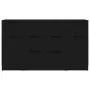 Set de aparador de 3 piezas de madera contrachapada negro de vidaXL, Aparadores - Ref: Foro24-3115821, Precio: 170,59 €, Desc...