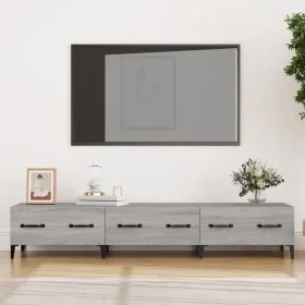 Mueble para TV madera contrachapada gris Sonoma 150x34,5x30 cm de vidaXL, Muebles TV - Ref: Foro24-817511, Precio: 77,13 €, D...
