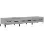 Mueble para TV madera contrachapada gris Sonoma 150x34,5x30 cm de vidaXL, Muebles TV - Ref: Foro24-817511, Precio: 77,94 €, D...