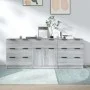 Aparador de 3 piezas madera contrachapada gris Sonoma de vidaXL, Aparadores - Ref: Foro24-3115802, Precio: 236,20 €, Descuent...