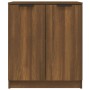 Aparadores 2 uds madera contrachapada roble marrón 60x30x70 cm de vidaXL, Aparadores - Ref: Foro24-3115779, Precio: 141,36 €,...