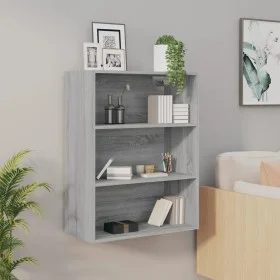 Sonoma gray wall hanging cabinet 69.5x32.5x90 cm by vidaXL, Sideboards - Ref: Foro24-817400, Price: 60,48 €, Discount: %