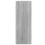 Armario colgante de pared gris Sonoma 69,5x32,5x90 cm de vidaXL, Aparadores - Ref: Foro24-817400, Precio: 62,30 €, Descuento: %