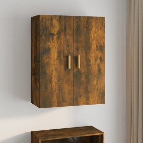 Armario colgante de pared roble ahumado 69,5x34x90 cm de vidaXL, Aparadores - Ref: Foro24-817381, Precio: 56,80 €, Descuento: %