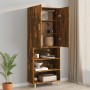 Armario colgante de pared roble ahumado 69,5x34x90 cm de vidaXL, Aparadores - Ref: Foro24-817381, Precio: 56,80 €, Descuento: %