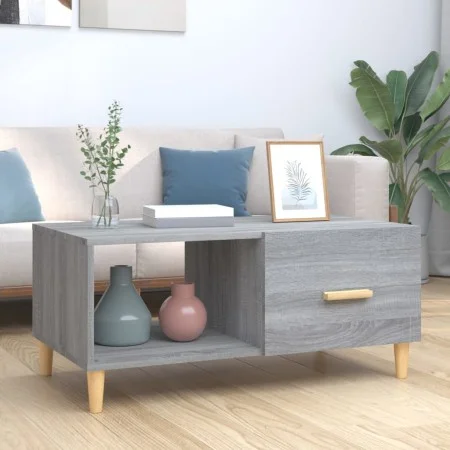 Sonoma grau Holzwerkstoff Couchtisch 89,5x50x40 cm von vidaXL, Couchtisch - Ref: Foro24-817514, Preis: 60,34 €, Rabatt: %
