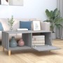 Mesa de centro madera de ingeniería gris Sonoma 89,5x50x40 cm de vidaXL, Mesas de centro - Ref: Foro24-817514, Precio: 61,03 ...