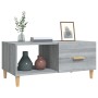 Mesa de centro madera de ingeniería gris Sonoma 89,5x50x40 cm de vidaXL, Mesas de centro - Ref: Foro24-817514, Precio: 61,03 ...