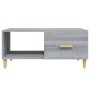 Mesa de centro madera de ingeniería gris Sonoma 89,5x50x40 cm de vidaXL, Mesas de centro - Ref: Foro24-817514, Precio: 61,03 ...