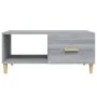Sonoma grau Holzwerkstoff Couchtisch 89,5x50x40 cm von vidaXL, Couchtisch - Ref: Foro24-817514, Preis: 60,34 €, Rabatt: %