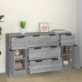 Set de aparador 3 piezas madera contrachapada gris sonoma de vidaXL, Aparadores - Ref: Foro24-3115826, Precio: 185,67 €, Desc...