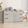 Aparadores 3 piezas madera contrachapada gris cemento de vidaXL, Aparadores - Ref: Foro24-3115839, Precio: 142,83 €, Descuent...