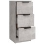 Aparadores 3 piezas madera contrachapada gris cemento de vidaXL, Aparadores - Ref: Foro24-3115839, Precio: 142,83 €, Descuent...