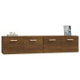 Armarios de pared 2 uds contrachapada roble marrón 80x35x36,5cm de vidaXL, Taquillas y armarios de almacenamiento - Ref: Foro...