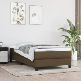 Pocket spring mattress dark brown fabric 100x200x20 cm by vidaXL, Mattresses - Ref: Foro24-347737, Price: 175,27 €, Discount: %